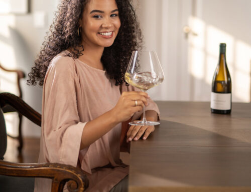 A mother in wine
